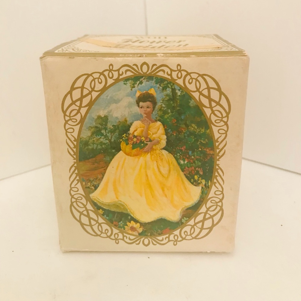 Vintage Avon Flower Maiden Box